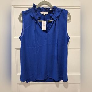 NWT LOFT Women's Blue Sleeveless Top